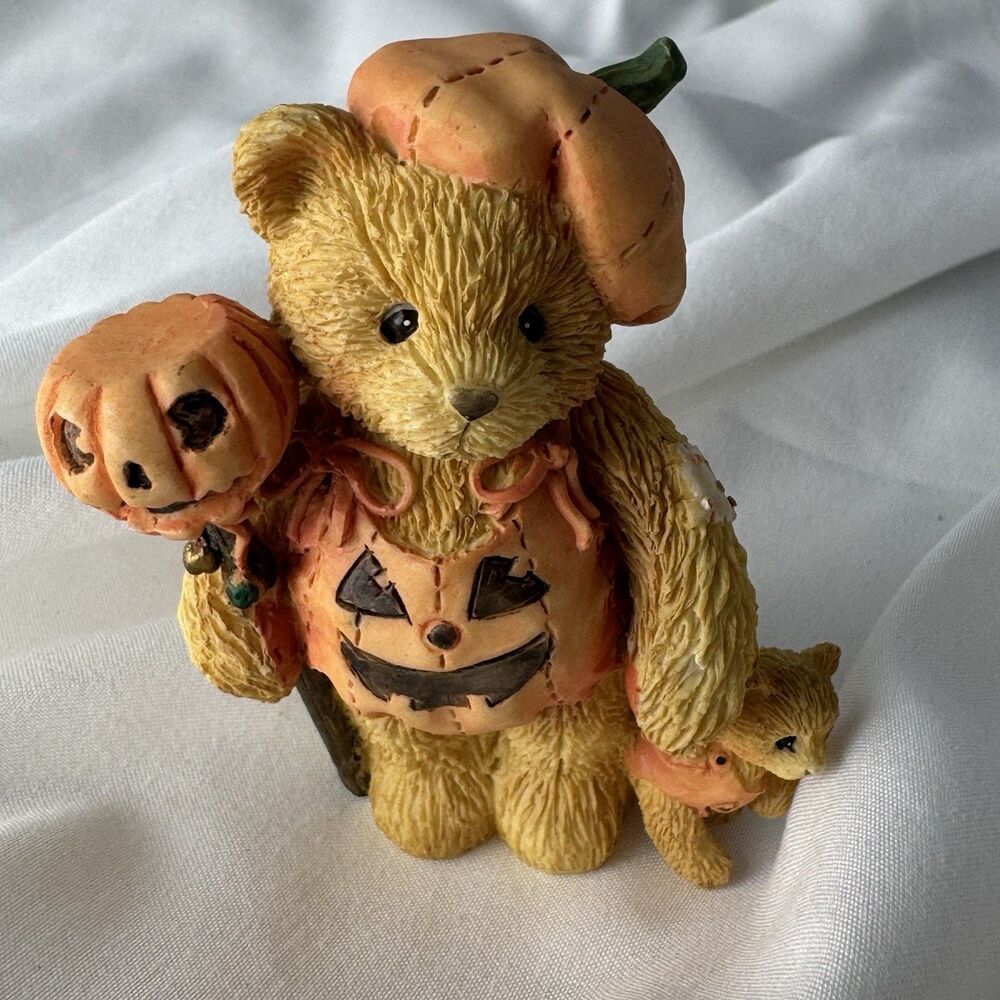 Priscilla Hillman 1994 Pumpkin Patch Pals “Breanna” 3” Figurine Enesco /576 Vntg